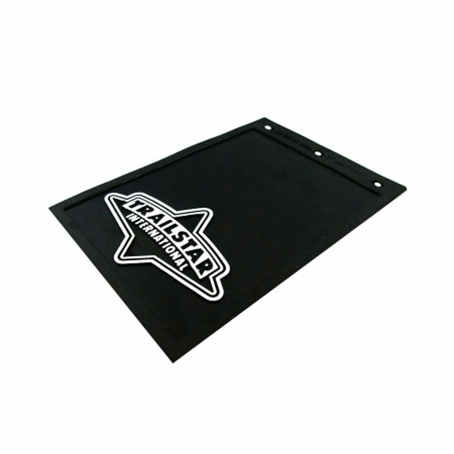 TRAILSTAR MUD FLAP, 12" X 18" X 1/4", INSPECTION W/ WHITE LOGO