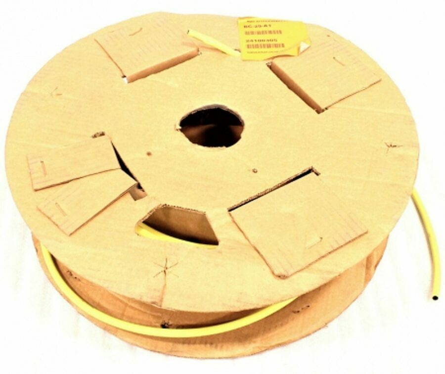 AIR TUBING 3/8" YELLOW NYLON, 500' PER ROLL DOT