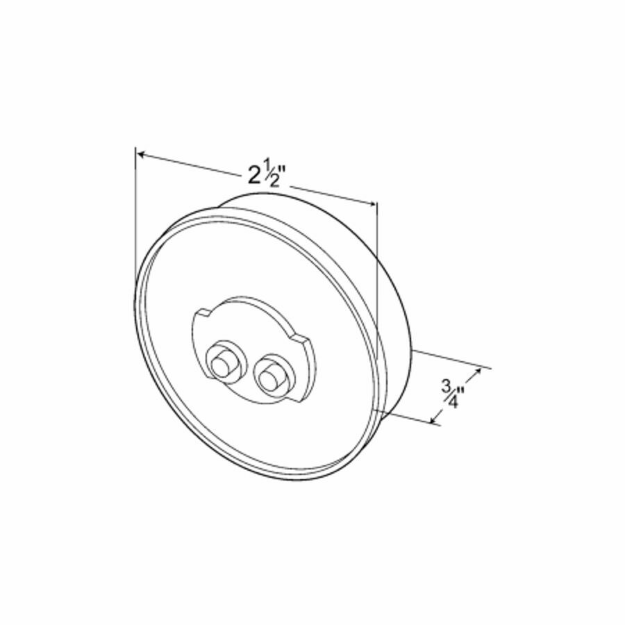 LAMP, LED 2-1/2" AMBER 13-DIODE CLEARANCE MARKER