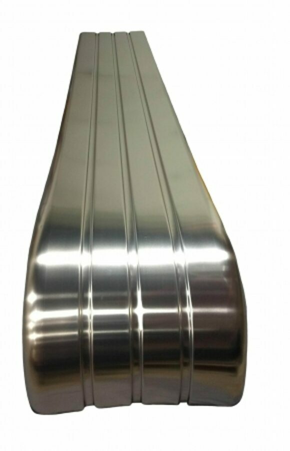 FENDER, SINGLE RADIUS 116", ALUMINUM 18 H X 25 W, 20 DEG. RADIUS W/ RIBS, FRONT FENDER DRY BULK TANK