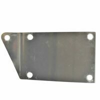 DOLLY BRACE, DRIVER SIDE, ALUMINUM 1/2 ROUND, ALUMINUM JOST DOLLY