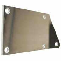 DOLLY BRACE, DRIVER SIDE, ALUMINUM 1/2 ROUND, ALUMINUM JOST DOLLY