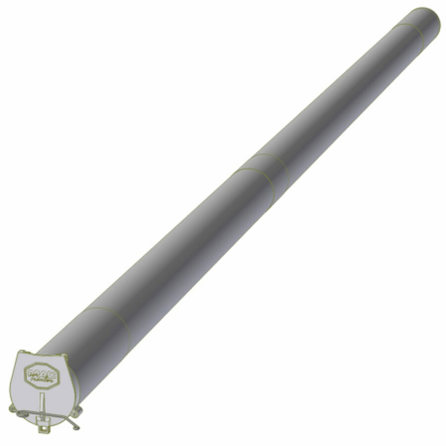 HOSE TUBE ASSEMBLY, TOP HINGE, 8" X 21', 49" TANDEM