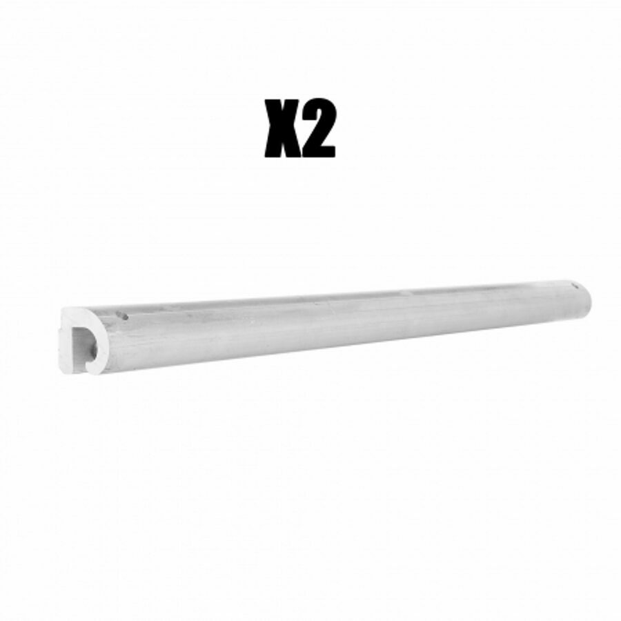 ALUMINUM REMOVABLE MUD FLAP ASSEMBLY W/ STORAGE BRACKETS