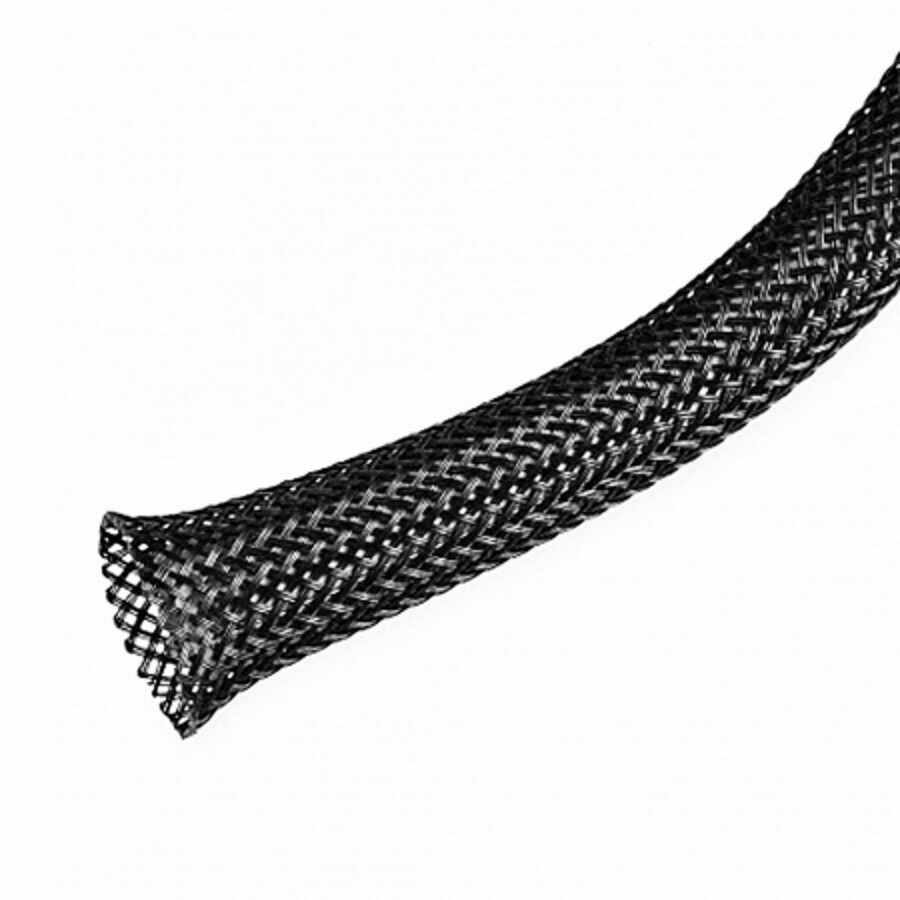 BLACK PLASTIC MESH-CHAINGUARD, 1-1/2" ROUND