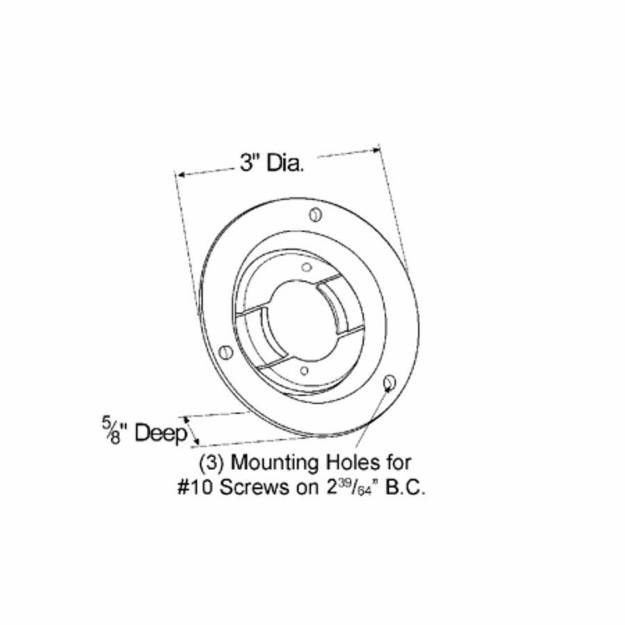 MOUNTING FLANGE, 2" MODEL 30