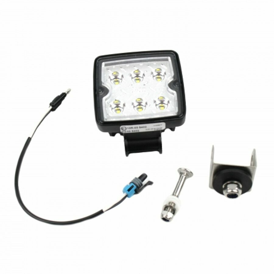 FLOOD LED, WORK LIGHT SQUARE W/ MALE TERMINALS