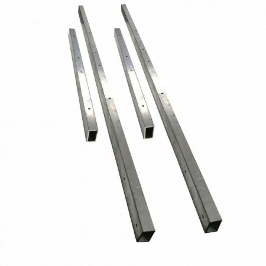 BOLT-ON TOOLBOX MOUNTING KIT/BRACKET ASSEMBLY, 24" X 24" CLAMP STYLE AERO, DUAL TOOLBOX KIT