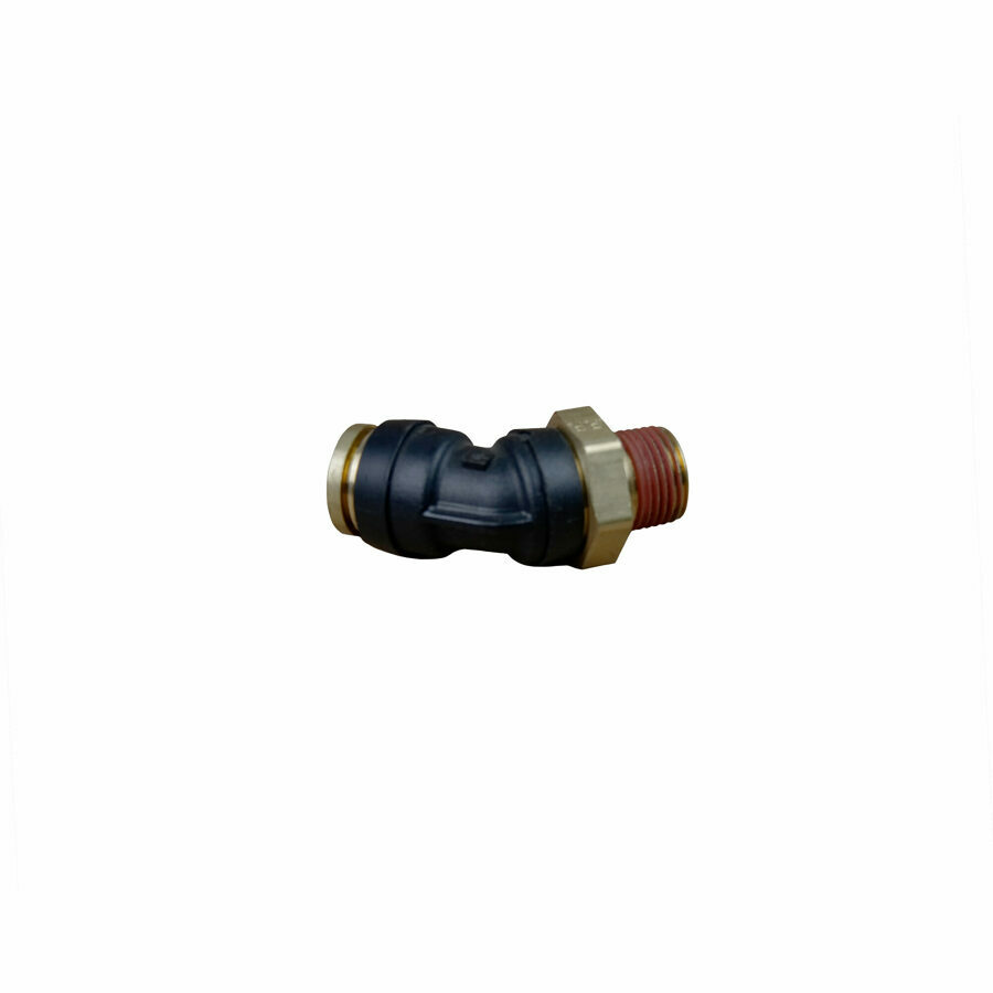 PTC ELBOW BRASS, 1/2" X 3/8" P 45 DEGREE