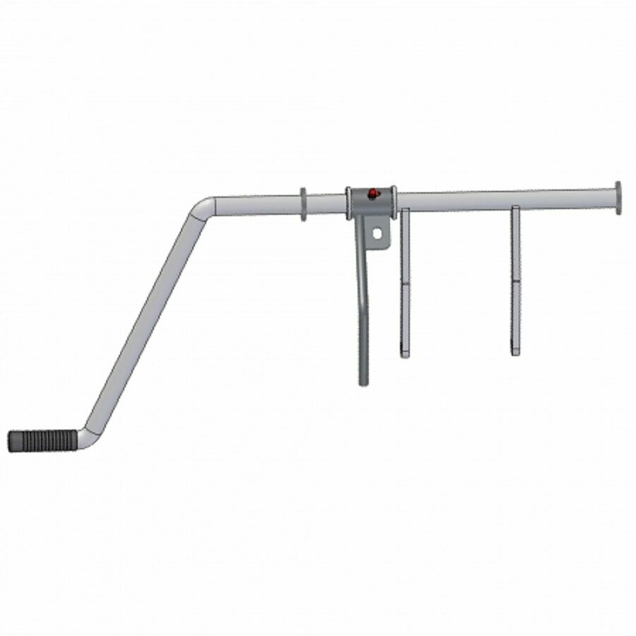 HANDLE ASSEMBLY, COAL DOOR 18",  W/FLOW CONTROL