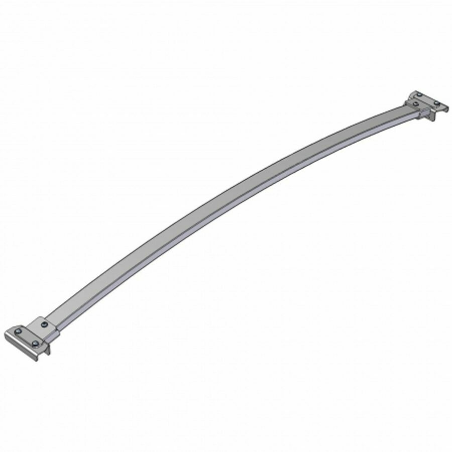 ARCHED CROSS TUBE ASSEMBLY, 6" RISE CHIPPER TRAILER, ALL ALUMINUM