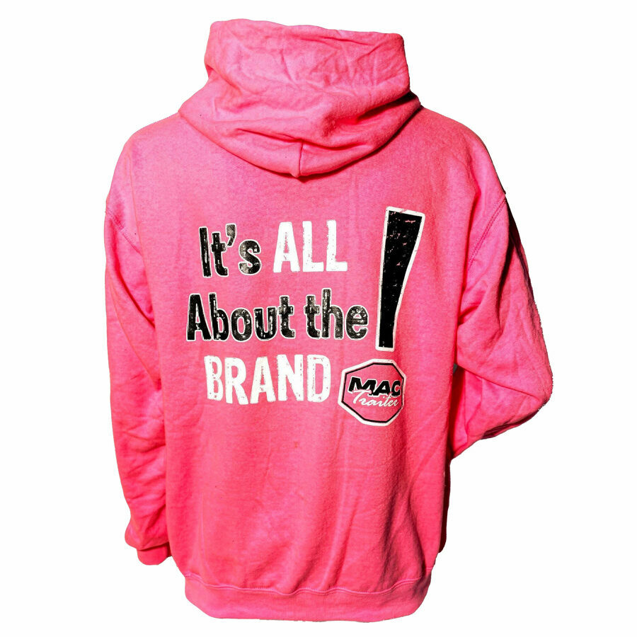 HOODIE PINK BRAND 2X