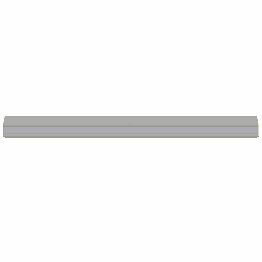 GATE BOTTOM HORIZONTAL, 96" W/STRAP 6061-T6