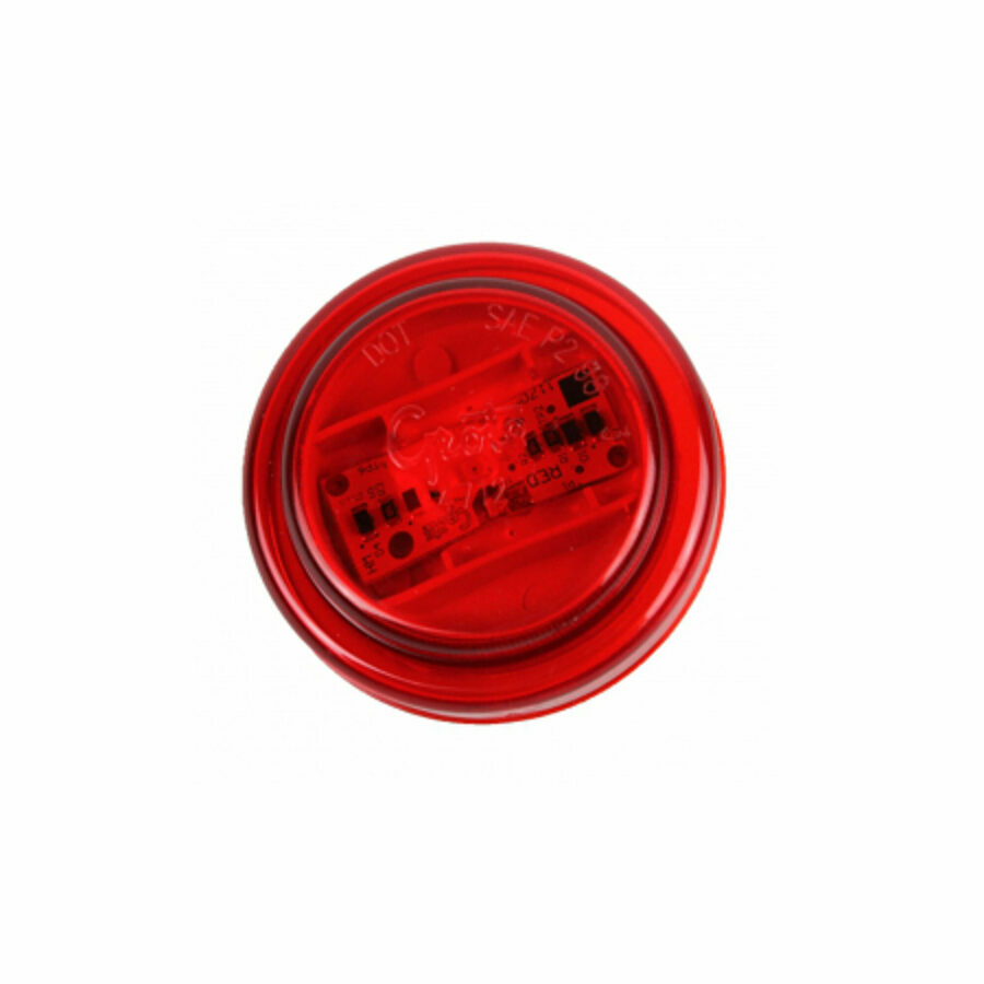 LAMP, LED 2-1/2", RED MARKER GROMMET MOUNT, CLEARANCE MARKER