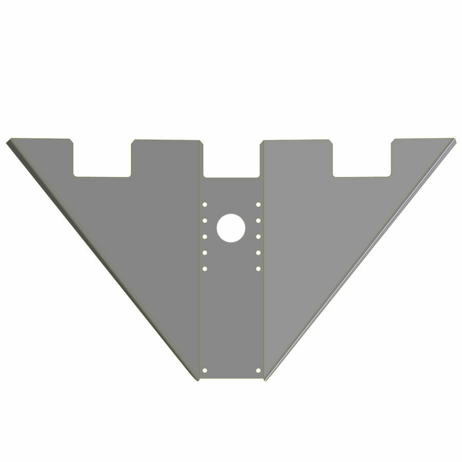 DOLLY WING 5/16", LANDING GEAR TP, 10" CM SPACING, JOST H451 REV, USE FOR LEG 23002265