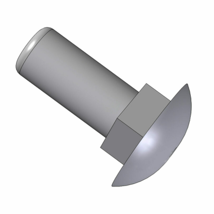 CARRIAGE BOLT, 3/8-16 X 1" SST