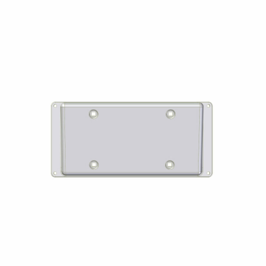 LICENSE PLATE CASTING, 356F ALUMINUM