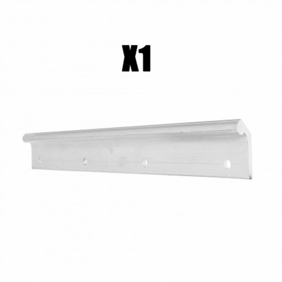 ALUMINUM REMOVABLE MUD FLAP ASSEMBLY W/ STORAGE BRACKETS