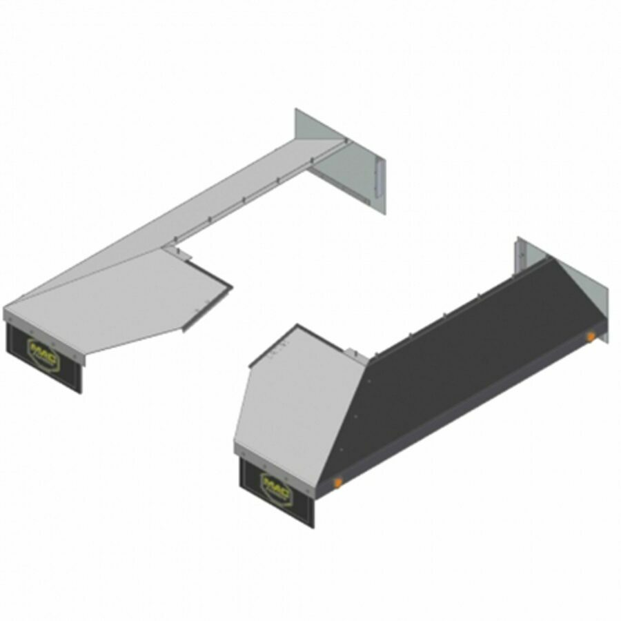 67" FRONT FENDER KIT, HALF ROUND DUMP