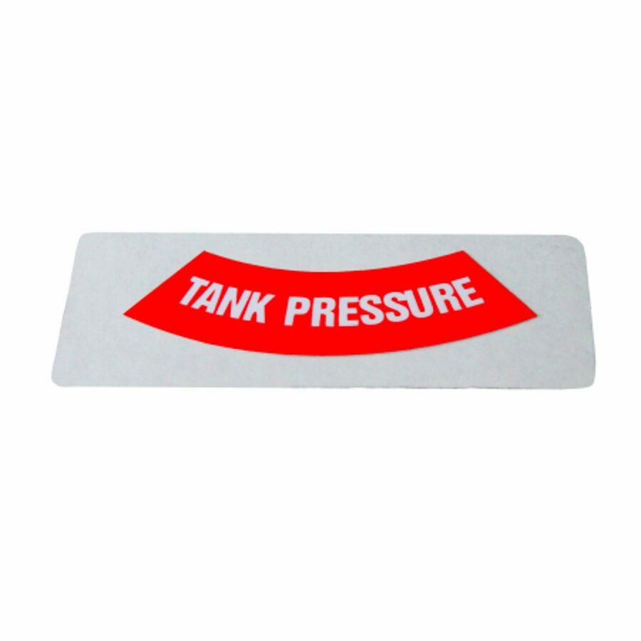 DECAL "TANK PRESSURE"