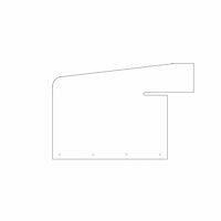 REAR BRACKET/MUD FLAP HOLDER, CURBSIDE