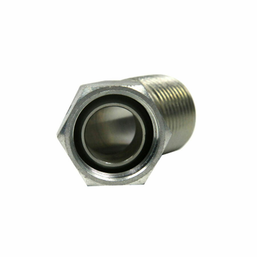 FITTING, 45 DEG. MALE SWIVEL- 1"-11.5 NPT, STAINLESS- 4K PSI