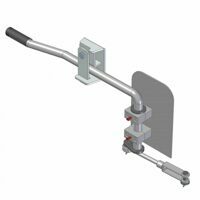GATE LATCH MANUAL ASSEMBLY, SMOOTH SIDE MOVING FLOOR