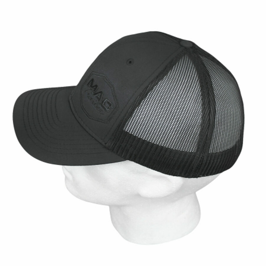 MAC TRAILER HAT BLACK W/ BLACK LOGO