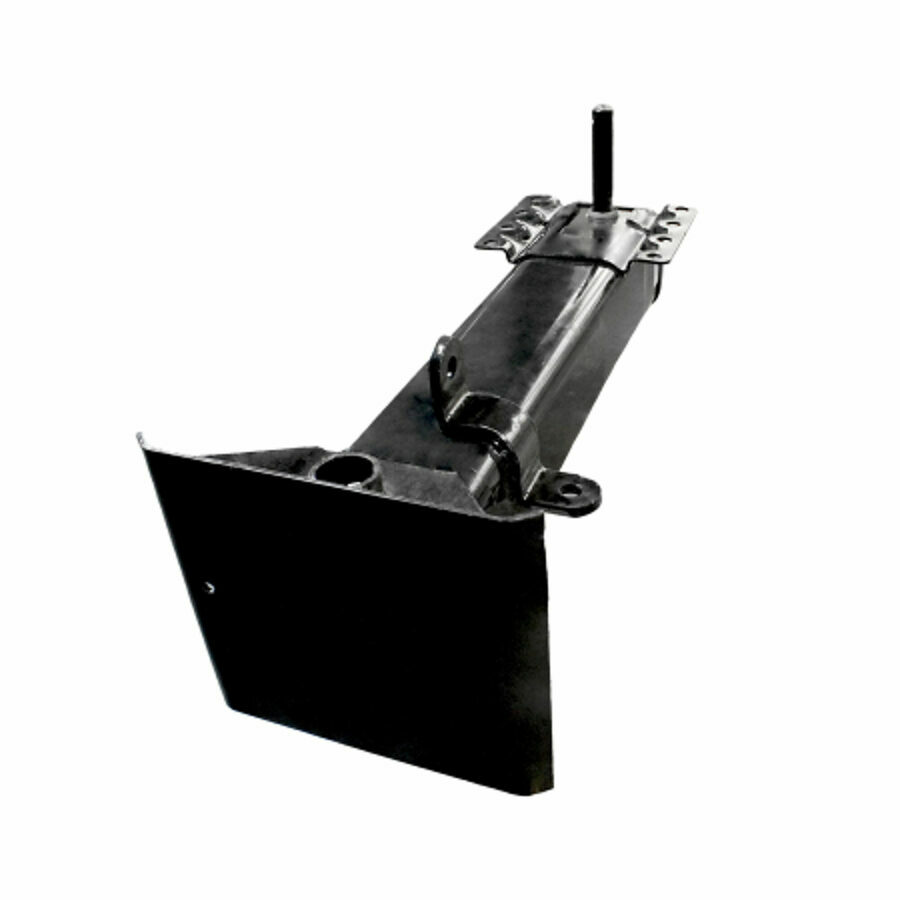 LANDING GEAR JOST 17" UL520, 8 HOLE FLANGE, BLACK POWDER COAT