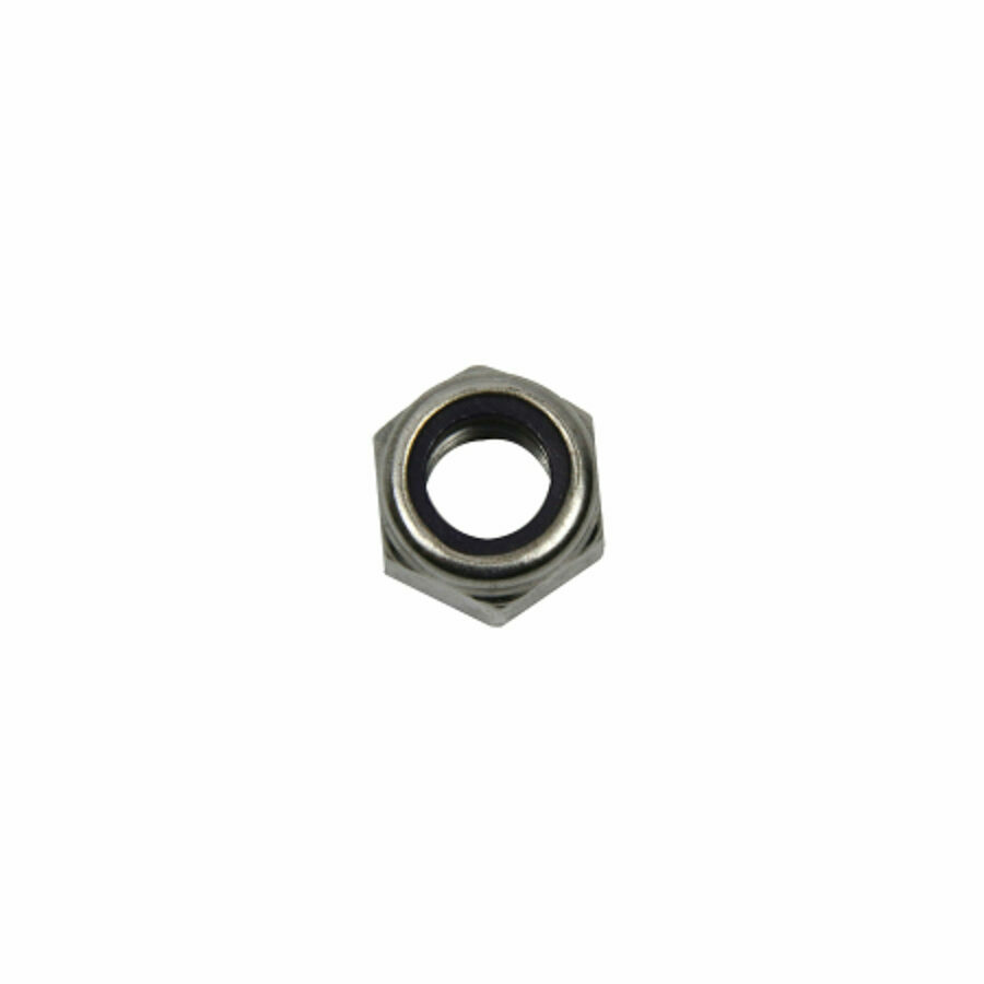 LOCK NUT, NYLON, 3/8-16 SST, 18-8 STAINLESS