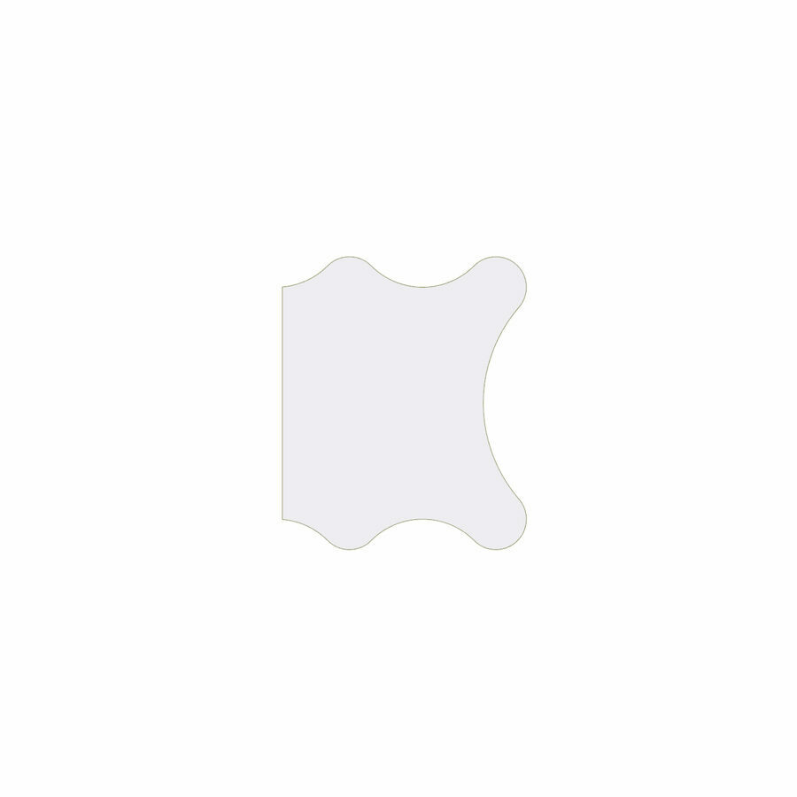 MYLAR GASKET, SMOOTH SIDE GATE, SHEET & POST BOX PADDLE LATCH, .010" THICKNESS