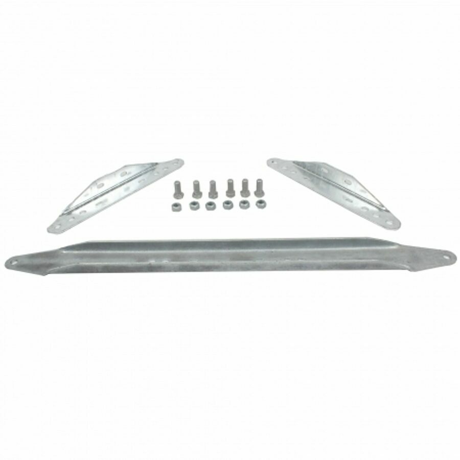 K BRACE KIT 39", GALVANIZED, AAT-AAL 77.5" TRACK, W/ GALVANIZED FRAME BRACKETS