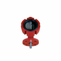 BUTTERFLY VALVE 3", 400 SERIES, CAST IRON, STAINLESS DISC, BLACK NITRILE