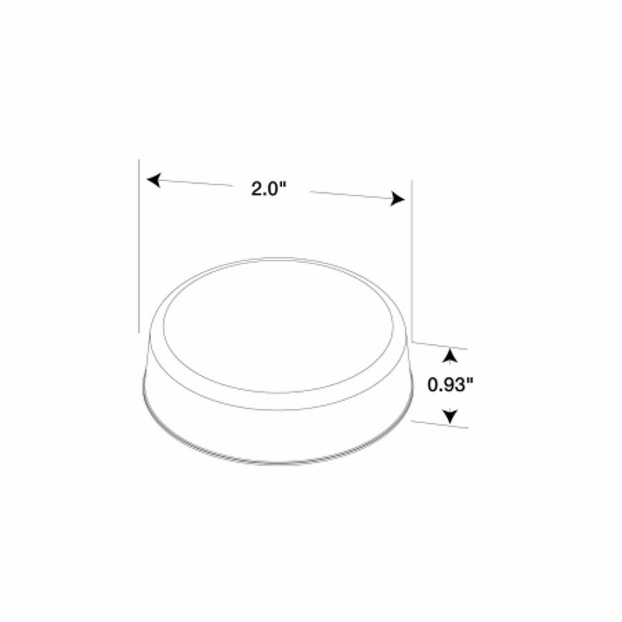 SIGNAL STAT, 6 DIODE 2", MODEL RED, CLEAR, G/M, STD