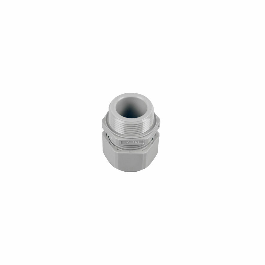COMPRESSION FITTING, .49" GRAY PVC SUPER 50, 4 TO 5 CONDUCTOR