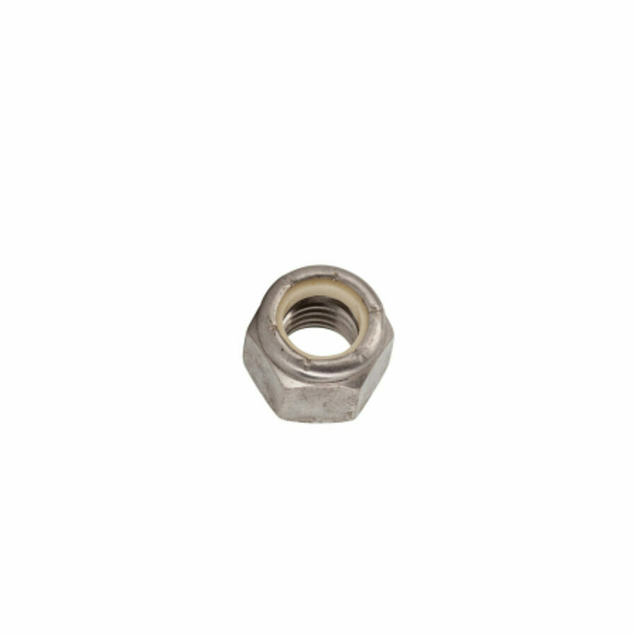 LOCK NUT, NYLON 1/4-20 SST, 18-8 STAINLESS