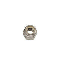 LOCK NUT, NYLON 1/4-20 SST, 18-8 STAINLESS