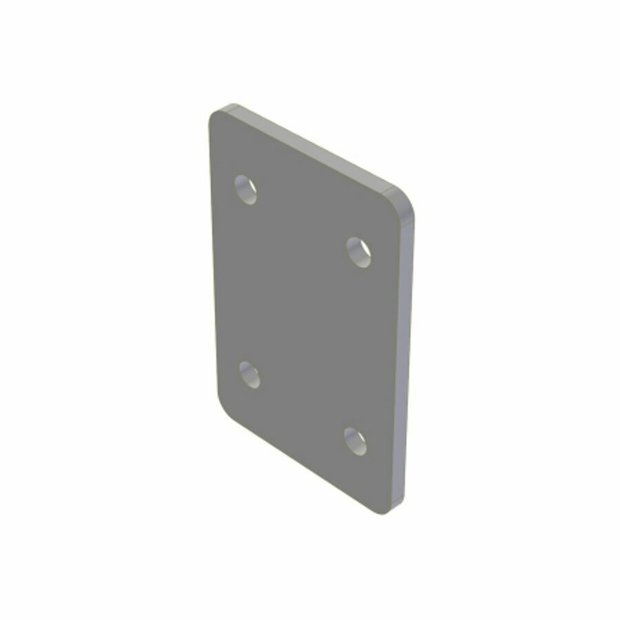BODY GUIDE HOLD DOWN PLATE, ALUMINUM BOLT-ON