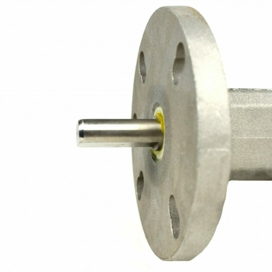 3" ALUMINUM BUTTERFLY VALVE,  BLACK SEAL, IRON DISC