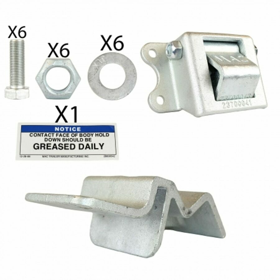 BODY HOLD DOWN COMPLETE, BOLT-ON