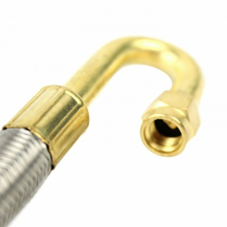 TIRE INFLATION HOSE 13.5,  180 DEGREE PRESS GUARD/MER INTERCHANGE