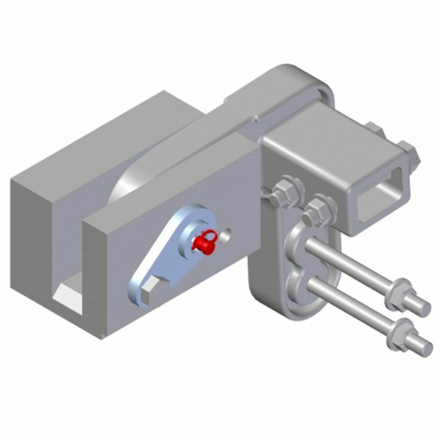 HINGE ASSEMBLY SHEET & POST, OVERSLUNG PASSENGER SIDE