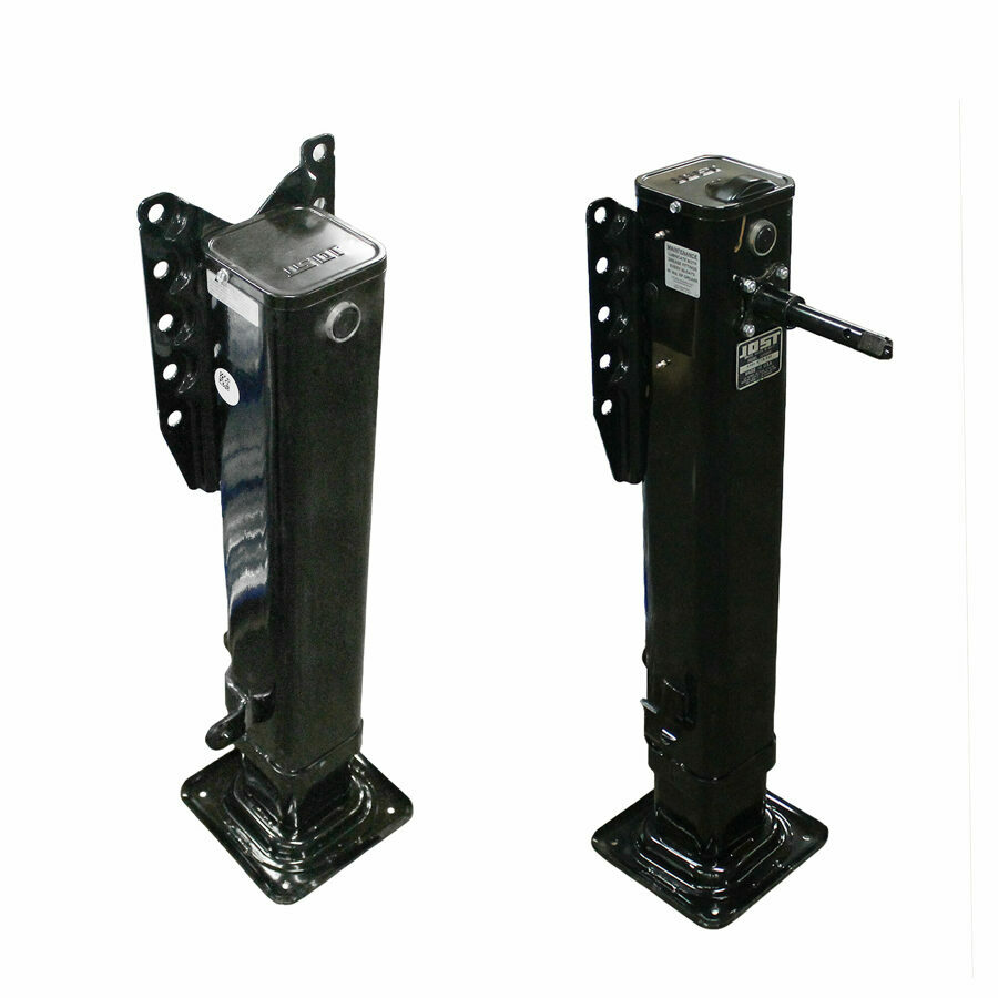 LANDING GEAR, JOST 19" TRAVEL, CUSHION FOOT W/ BLACK POWDER COAT