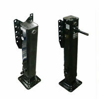 LANDING GEAR, JOST 19" TRAVEL, CUSHION FOOT W/ BLACK POWDER COAT