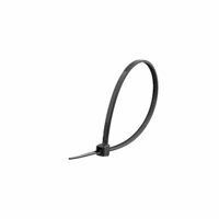 ZIP TIES, 7.6" -50LBS UV BLACK, 4.8MM WIDE X 200MM LONG