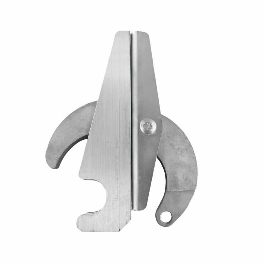OVERSLUNG HOOK & LATCH ASSEMBLY, TWO PIECE STEEL AND ALUMINUM, SQ & STEEL DUMPS
