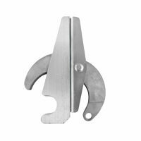 OVERSLUNG HOOK & LATCH ASSEMBLY, TWO PIECE STEEL AND ALUMINUM, SQ & STEEL DUMPS