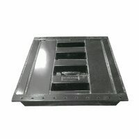 COUPLER ASSEMBLY, TANK 16" KP 96"W, BLACK POWDER/AQUAGUARD 4-3/16" TALL