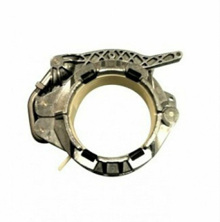 ALUMINUM COUPLER 4", W/HANDLE BTI ALL-IN-ONE, WHITE SPLIT GASKET