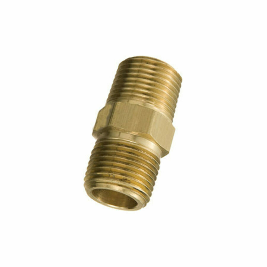 NIPPLE, 3/4" HP HEX BRASS